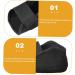 FRCOLOR Reusable Heel Protector Pads - Gel Cups for Dry Heels Non-Slip Black Heel Covers - Key Chain & Roller Bottles Included - Buy Online on GoSupps.com