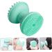 Mikinona 1pc Three-in-one Bath Brush Face Scrubbers Facial Cleansing Brush Scalp Exfoliator Brush Skin Care Brush Face Exfoliator Brush Gentle Exfoliating Brush Skin Care Shampoo 8.6x7cm Green - Buy Online on GoSupps.com