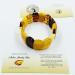 Natural Baltic Amber Stretch Bracelet - Handmade Multicolor Amber Jewelry from Certified Amber Beads - Buy Online on GoSupps.com
