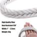 Synthetic Hair Plaited Headband Fishtail Elastic Hair Band Braid Headwear Hair Scrunchie Headband For Girls Women Accessories Fluffy Silver Grey - Buy Online on GoSupps.com