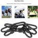 Vonpri Black D Ring Locking Carabiner Clips - 8 Pack | Aluminum Screw Gate Keychain Hooks for Travel - Buy Online on GoSupps.com