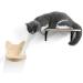 Wall Mounted Cat Hammock Shelf with Solid Rubber Wood Steps - Hanging Perches for Sleeping, Playing, and Climbing - Buy Online on GoSupps.com