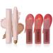 KIMUSE 2 Color Dual Cream Contour Stick & Water Gel Lip Tint Stains 6 Colors Set