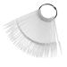 BNP 40 Pcs Stiletto Sharp Nail Tips Sticks Nail Color Display Templates Transparent Nail Art Practice Sticks Manicure Supplies