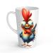 White Ceramic Kids Chicken Mug - Large 483 ml Perfect for Hot Chocolate or Milk Fun and Easy to Use