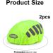 Premium Waterproof Bicycle Helmet Cover - 2-Piece Rain Protection for All Helmets - Durable & Lightweight - Buy Online on GoSupps.com