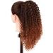 Colorfulpanda Afro Kinky Curly Ponytail 14inch - Black/Auburn Synthetic Hair Extension for Black Women - Buy Online on GoSupps.com
