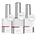 OPUIU Gel Base and Top Coat 20ml 3 Pcs Set No Wipe Gel Nail Polish Protection Kit Matte Top Coat and Shiny Top Coat Long Lasting Soak Off UV Lamp Required Salon Quality Home DIY Decoration Nail Art