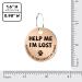 MyLuckytag Stainless Steel QR Code Pet ID for Cats - Instant Location Alerts & Online Profile - Help Me I'm Lost - Redgold - Buy Online on GoSupps.com