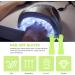 FOMIYES 1 Pair Nail Gloves Nails Uv Shield Glove Fingerless Mittens Shield Gloves Uv Protection Gloves Fingerless Uv Sun Gloves Anti-uv Gloves Manicure Polyester Mj03 Long Glove Green - Buy Online on GoSupps.com