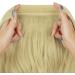 OMGREAT 18 Curly Bleach Blonde Halo Hair Extension - 18 Inch Synthetic Hairpiece for Women | Heat Resistant Fiber | Hidden Wire Headband | 4.2 Oz - Buy Online on GoSupps.com