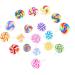 SHINEOFI 24pcs Lollipop DIY Beads Flat Back Lollipop Candy Flatback Pacifier Charms Phone Case Ornaments Charms Gummy Candy Lollipop Candy - Buy Online on GoSupps.com