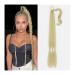 Ponytail Extensions Ponytails Hair pieces For Women Daily Use 26/34 Inch Around Ponytail Extension Synthetic Long Braided Ponytail with Hair Tie Straight Wrap for Women(Color:Light blonde Size:26inch) 26inch Light blonde