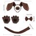 Xnivuis 5-Part Dachshund Costume Set for Kids & Adults | Perfect for Cosplay Christmas & Animal Motto Parties - Buy Online on GoSupps.com