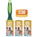 Nobleza Lint Rollers - 330 Sheets (3 Rolls + 1 Roller) - Extra Sticky Lint Roller for Clothing Pet Hair & Dust Removal - Buy Online on GoSupps.com