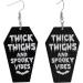 Feylie Halloween Acrylic Earrings - Pumpkin Skeleton Dangle Drops | Statement Jewelry for Women - Buy Online on GoSupps.com