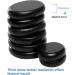 Bacaby 8Pcs Large Basalt Hot Stones Set for Professional or Home Spa - Relaxing, Healing, Pain Relief - Buy Online on GoSupps.com