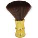 Barber Neck Duster Brush Soft Hair Electroplating Process Barber Brush Neck Duster for Hair Salon Golden - Buy Online on GoSupps.com