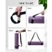 Adjustable Yoga Mat Carrier Strap - Durable Cotton Sling for Pilates, Fitness & Dance - Black | Slim Panda - Buy Online on GoSupps.com