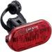 CAT EYE Omni 3 LED Safety Bike Light with Mount Red/Rear Light