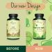 Organic Ceylon Cinnamon Capsules - 2500mg High Strength - NO Additives - Lab-Tested Non-GMO - 120 Capsules Vegan - Buy Online on GoSupps.com