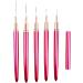 5Pcs Nail Arts Liner Brushes Painting Brush Set Thin Nail Arts Dotting Drawing Pen 4/8/12/20/25mm Suitable For Home Use - Buy Online on GoSupps.com