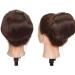 Hepburn Updo Hairpiece Scrunchie - Medium Brown | Wavy Bridal Chignon Wig Extension - Buy Online on GoSupps.com