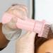 Comb Applicator Bottle for Hair 180ml Comb Applicator Bottle for Oiling Scalp Bottle Applicator Hair Oil Dispenser Bottle Comb for Hair Dye Shampoos Hair Salons Pink Third Generation - Buy Online on GoSupps.com