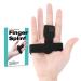 Trigger Finger Splint Support Brace Stabilizer Knuckle Wrap for Alleviating Finger Locked Bent Tendonitis Stiffness Pain Relief Black