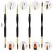 4pcs UV Gel Nail Brush Set - Professional Nail Art Brushes for Home | Gel Brush & Nail Accessories - Buy Online on GoSupps.com