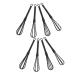 8 Pi ces Hair Coloring Mixer Manual Stirring Rod Hair Dye Whisk Hand Press Plastic Stirrer For Even Blending Accessory