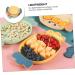 Alipis 3pcs Dried Fruit Plate Food Tray Home Decor Serving Bowl Plastic Cupcake Tray Candy Desktop Disk - Buy Online on GoSupps.com