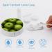 Buy Green Apples Water Drop Contact Lens Case with Mirror - Cute & Portable Travel Kit for Eye Care - Buy Online on GoSupps.com