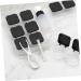 JECOMPRIS Black Contact Lens Case with Tweezers Portable Mussel Shell Design Perfect for Travel | 15.8x9.5cm Lens Care Container - Buy Online on GoSupps.com