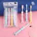 4 Cartoon Bunny Children's Toothbrushes Soft Bristle Portable & Sensitive for Kids | Colorful Options in Yellow Blue Pink & Green - Buy Online on GoSupps.com