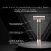 Parker Variant Adjustable Double-Sided Safety Razor - Metallic Graphite with 5 Premium Blades | International Shipping - Buy Online on GoSupps.com