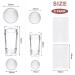 French Tip Nail Stamper Set - Double Sided Clear Silicone Stampers for DIY Nail Art - Includes Scraper - 2 Pack - Buy Online on GoSupps.com