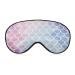 Mermaid Scales Sleep Mask for Women Adjustable Sleeping Eye Shades Cover with Elastic Strap