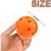 FINGER TEN Golf Practice Balls 12 Pack - Limited Flight Plastic Colored Training Balls for Men and Women - Indoor/Outdoor Use - Mixed Color - Buy Online on GoSupps.com