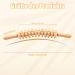 Buy 41cm Wooden Fascia Rod & 12-Wheel Massage Scooter - Natural Wood Roller for Neck Legs & Back Relief | International Shipping Available - Buy Online on GoSupps.com