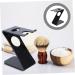Premium Acrylic Brush Holder & Razor Stand | Universal Beard & Shaving Brush Organizer - Buy Online on GoSupps.com