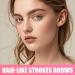 FDEETY Eyebrow Pencil Tattoo Brow Pencil Micro Waterproof & Long Lasting Professional Makeup Brow Pencil Ultra-Fine Double-Ended Pencil with Brush Brown #2 - Buy Online on GoSupps.com