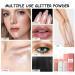 3PCS Highlighter Powder Stick Set for Face & Body Glitter Shimmer - Brightens & Contours, Smooth Sparkle Patting Powder - Buy Online on GoSupps.com