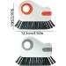 Window Groove Cleaning Brush 2PCS Window Track Kitchen Cleaning Tools Crevice Cleaning Brush - Buy Online on GoSupps.com