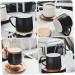 Zerodeko Holiday Coffee Mugs 1 Set Ceramic Coffee Mug Buffalo Milk with Cover Office Ceramics Holiday Coffee Cups - Buy Online on GoSupps.com