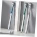 Mobestech 4-Piece Men's Travel Toothbrush Set - Hard Solid Brushes with Large Head & Fine Bristles for Effective Manual Cleaning - Buy Online on GoSupps.com