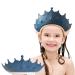 Fusacony shower hood children baby safe shampoo cap baby adjustable shampoo protection shampoo protection for children hair washing without tears for 0-9 years of crown (blue)