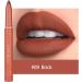  Beliky Girl Matte Lightweight Pencil Lipstick with Built-in Pencil Sharpener Rotary Cut Dual Use Waterproof No Drying No Fade Lipstick Lip Pencil Set (#9) - Buy Online on GoSupps.com