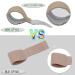 Niupiour Fabric Hammer Toe Wraps - 8 Pack Toe Bandages Protectors & Braces for Overlapping, Crooked, Curled, and Bent Toes - Toe Splints & Separators for Broken Toes - Buy Online on GoSupps.com