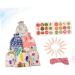 RORPOIR 51pcs Christmas Countdown Calendar Christmas Calendar Pouch Christmas Hanging Halloween Burlap Bag - Buy Online on GoSupps.com
